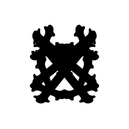 kingdom shield dragon illustrationのイラスト素材