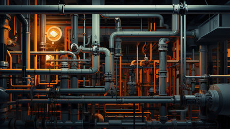 Industrial zone, Steel pipelinesの素材