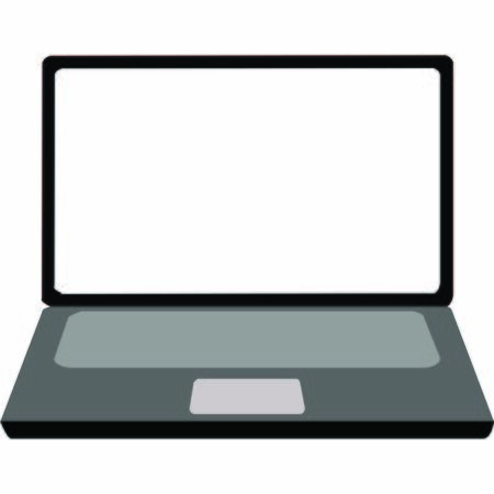 icon vector of laptopのイラスト素材