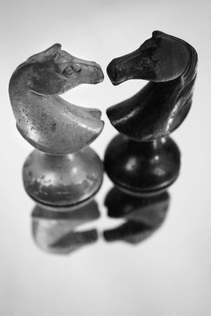 picture of a still-life with chessの写真素材