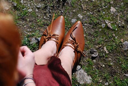 gothic shoesの写真素材