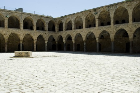 Khan Al-Umdan in Akko (Acre), Israelの写真素材