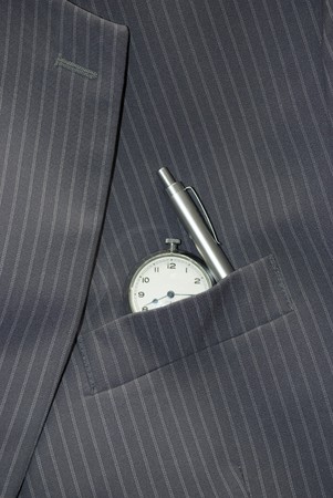 antique watch in pocketの写真素材