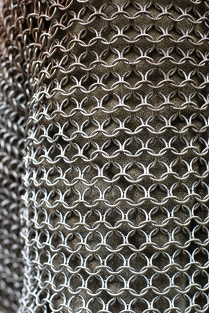 chain mail structureの写真素材
