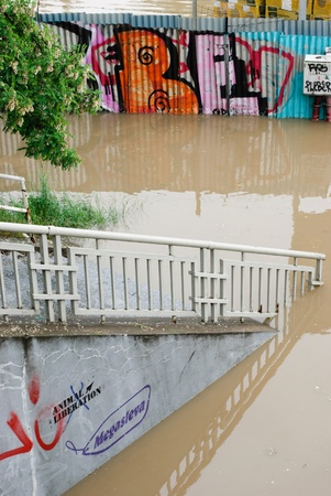 Floods in Prague, 3th june 2013のeditorial素材
