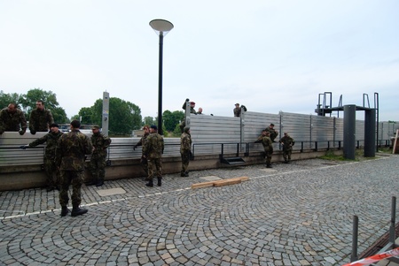 Floods in Prague, 3th june 2013のeditorial素材