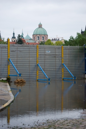 Floods in Prague, 4th june 2013のeditorial素材