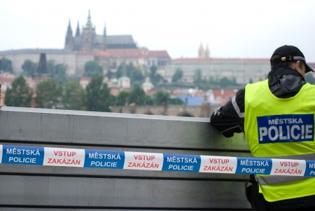 Floods in Prague, 4th june 2013のeditorial素材