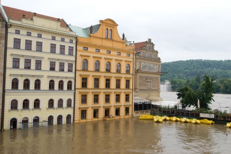 Floods in Prague, 4th june 2013のeditorial素材