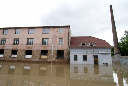 Floods in Prague, 4th june 2013のeditorial素材