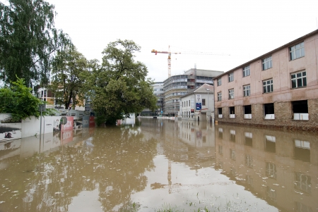 Floods in Prague, 4th june 2013のeditorial素材