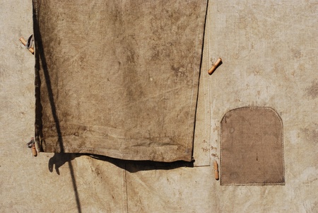 army tent detailの写真素材