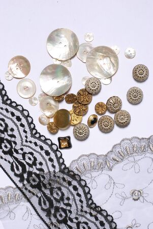 buttons and laces