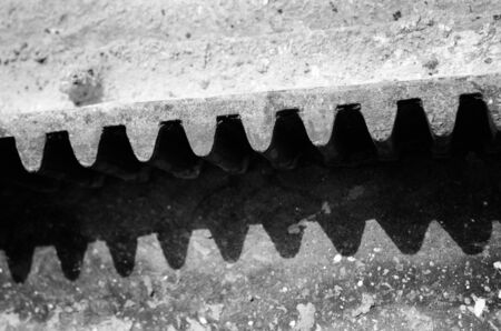 gear wheel detailの写真素材