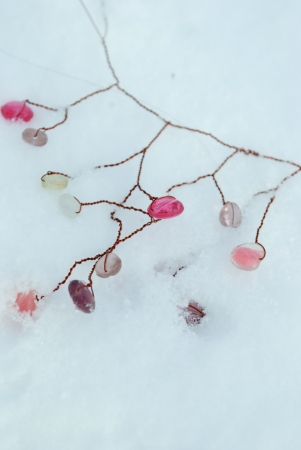 beaded necklaceの写真素材