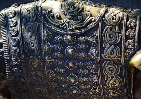 decorative metal  detail の写真素材