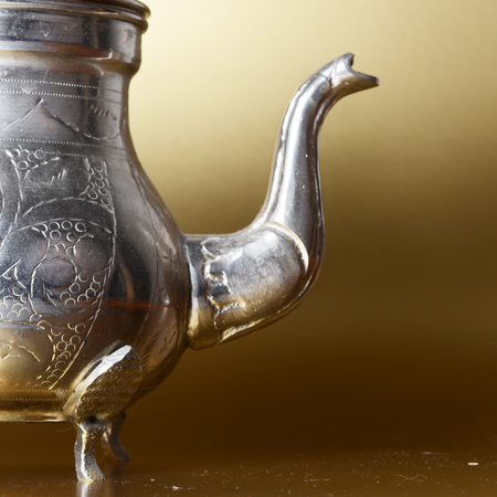 decorative tea potの写真素材