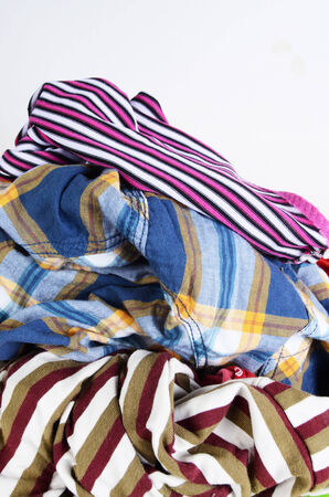 dirty clothesの写真素材