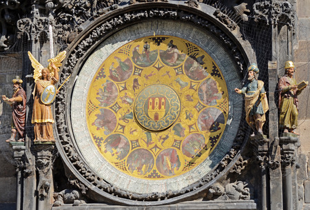 Astronomical clock, Pragueの写真素材