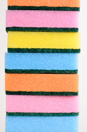 cleaning spongesの写真素材