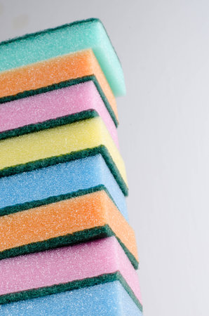 cleaning spongesの写真素材