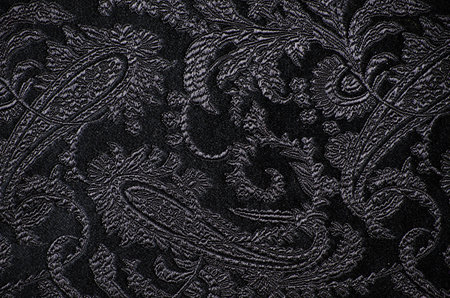 brocade fabric detail