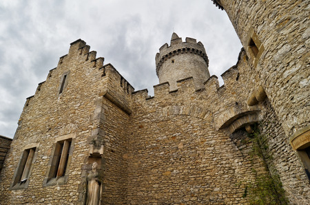 medieval castle Kokorin, Czech republicのeditorial素材