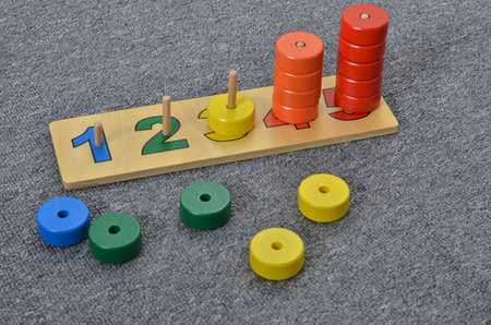 Learning numbers montessori toy for toddlers