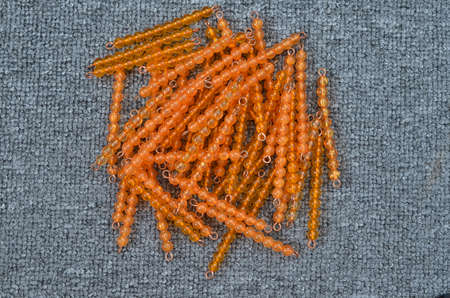 Montessori pearl beads material to learn math