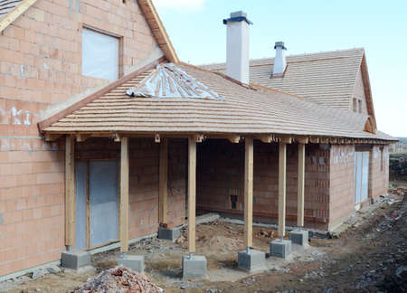 house constructionの写真素材