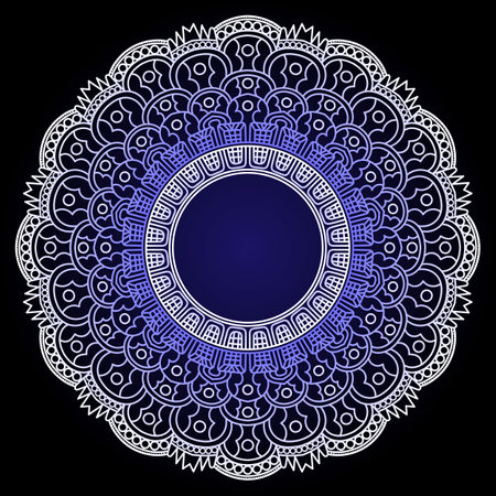 Abstract luxury floral and mandala elegant backgroundのイラスト素材