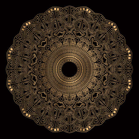 Abstract luxury floral and mandala elegant backgroundのイラスト素材