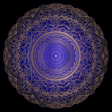 Abstract luxury floral and mandala elegant backgroundのイラスト素材