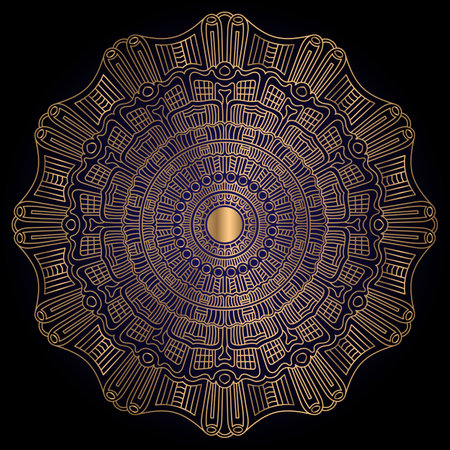 Luxury mandala background ornament decoration. Mandala for print, poster, cover, brochure, flyer, bannerのイラスト素材