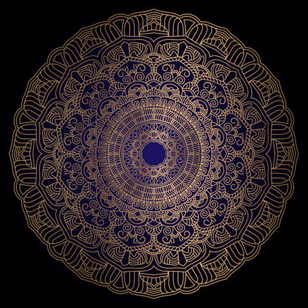 Luxury mandala background ornament decoration. Mandala for print, poster, cover, brochure, flyer, bannerのイラスト素材