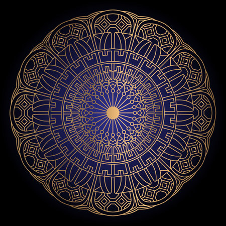 Luxury mandala background ornament decoration. Mandala for print, poster, cover, brochure, flyer, bannerのイラスト素材