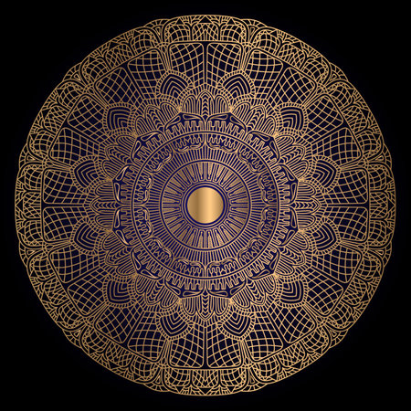 Luxury mandala background ornament decoration. Mandala for print, poster, cover, brochure, flyer, bannerのイラスト素材