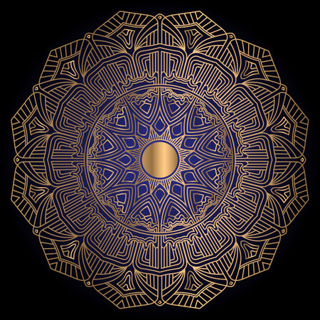 Luxury mandala background ornament decoration. Mandala for print, poster, cover, brochure, flyer, bannerのイラスト素材