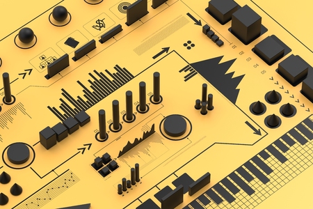 3d infographic background, business concept. 3D illustrating