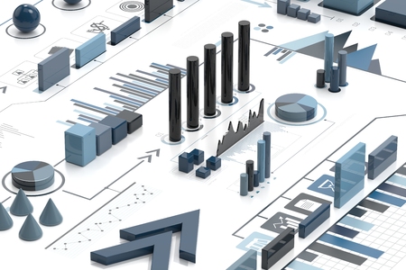 3d infographic background, business concept. 3D illustrating