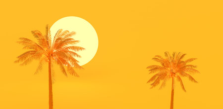 Travel concept background with pastel colors. Travel, trip, vacation concept. 3D illustration.