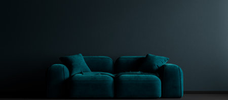 Japanese style interior design with wooden furnitures and raw materials. Japandi style interior. 3D illustrationの写真素材