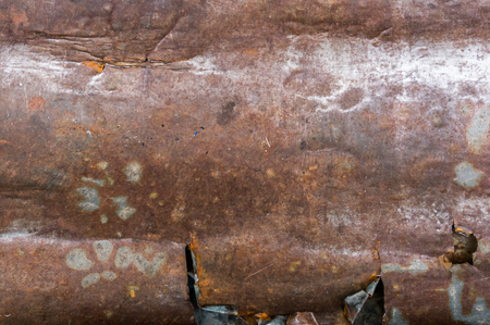 Old rusty steel sheet textureの写真素材