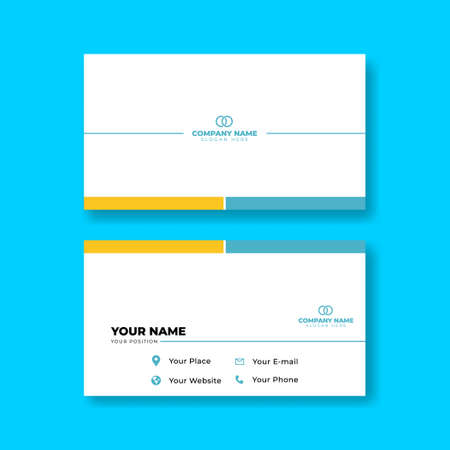 Business card for company and businessのイラスト素材