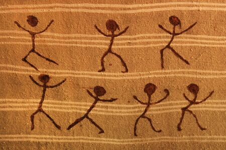 dancers on carpetの写真素材