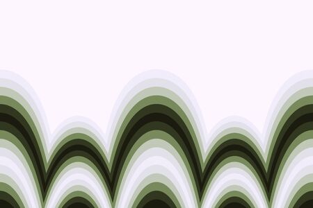 abstract waves computer graphic in white to olive green tones 