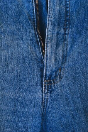 blue jeans and zipの写真素材