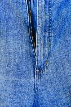 blue jeans and zipの写真素材