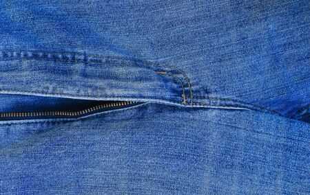 blue jeans and zipの写真素材