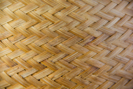 The pattern is woven with bamboo.の写真素材